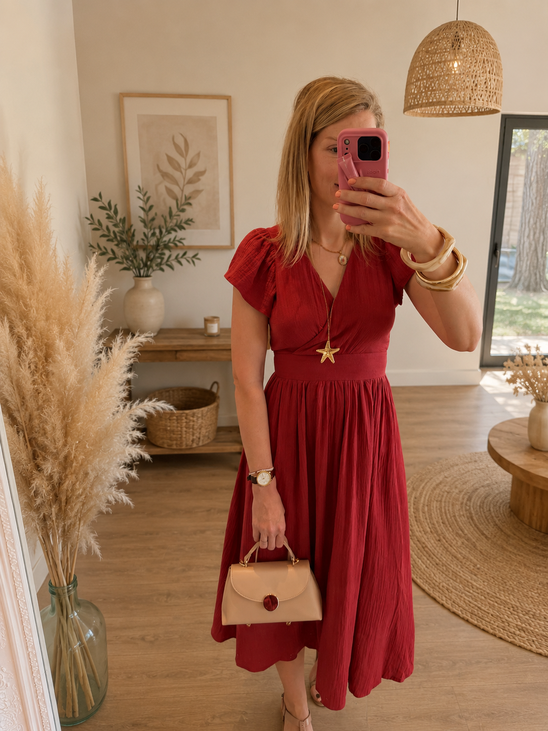 Robe en Gaz de Coton