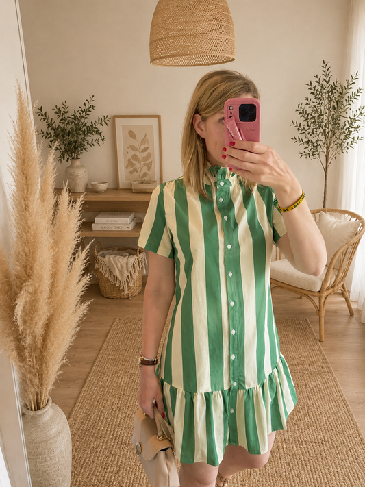 Robe col victorien