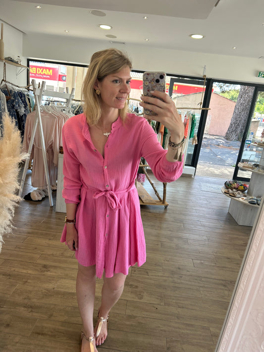 Robe en gaze de coton