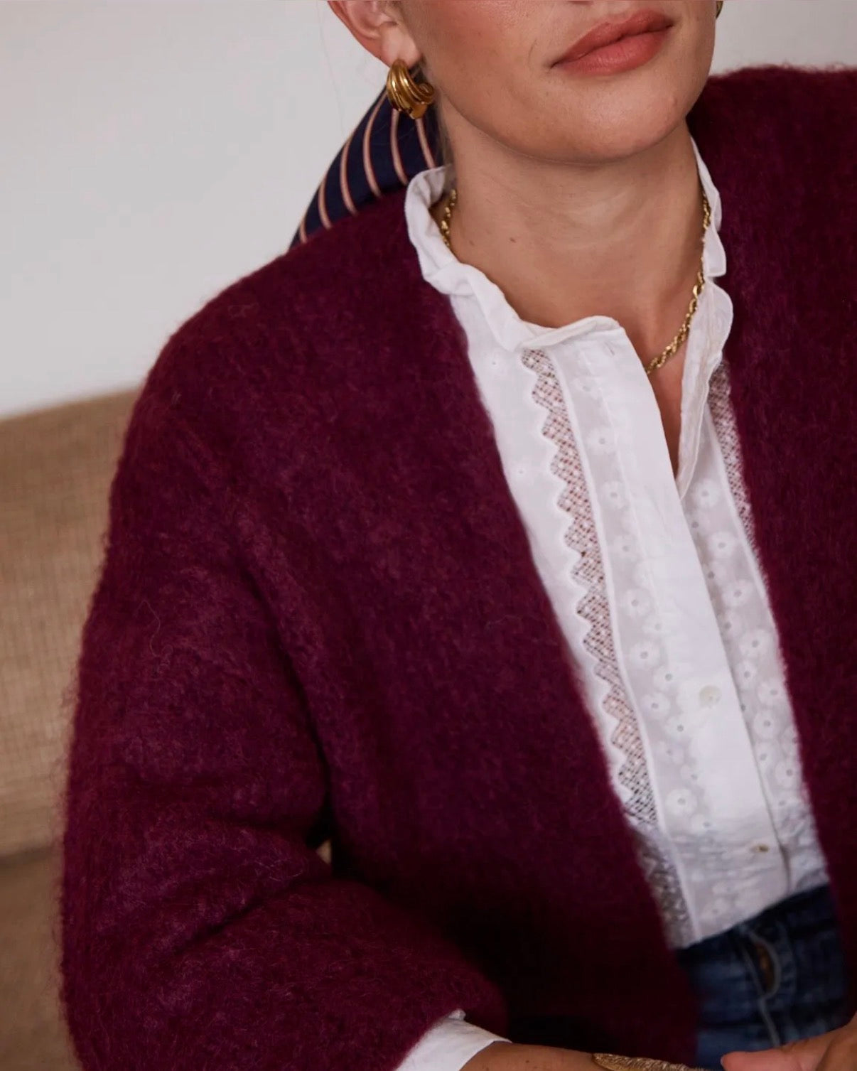Gilet Bordeaux