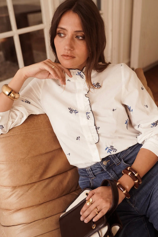 Chemise lola - col victorien