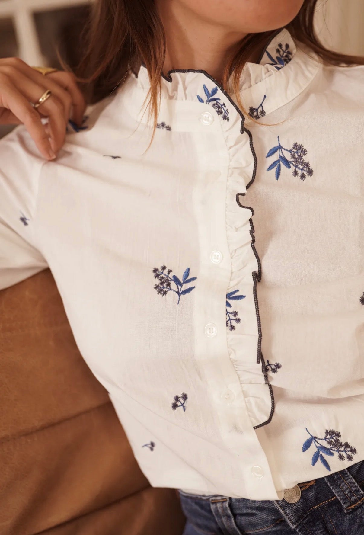 Chemise lola - col victorien