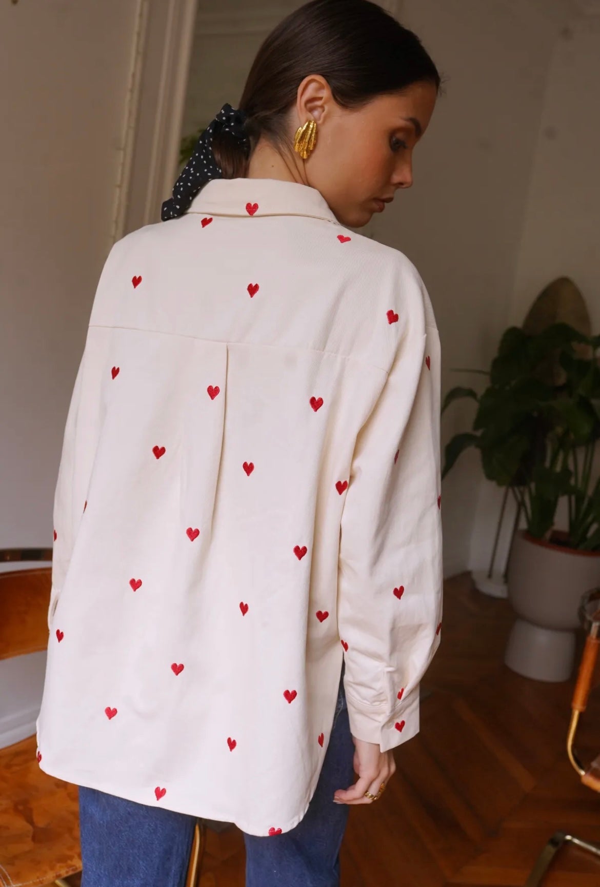 Chemise coeurs