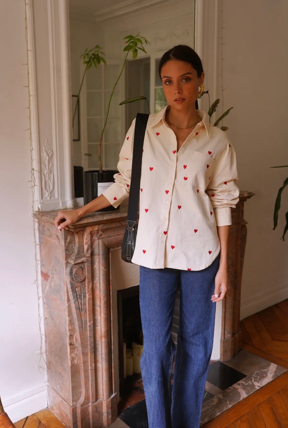 Chemise coeurs