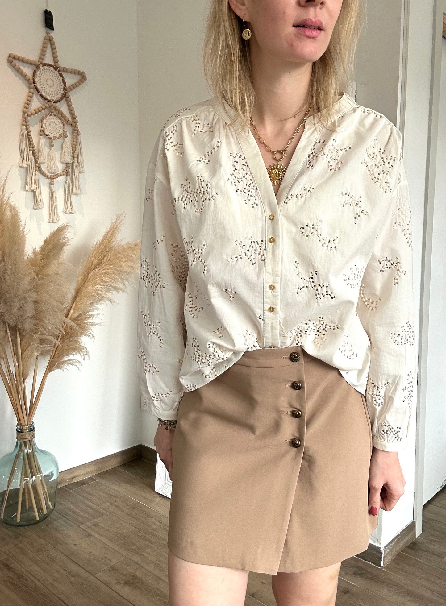 Jupe à boutons