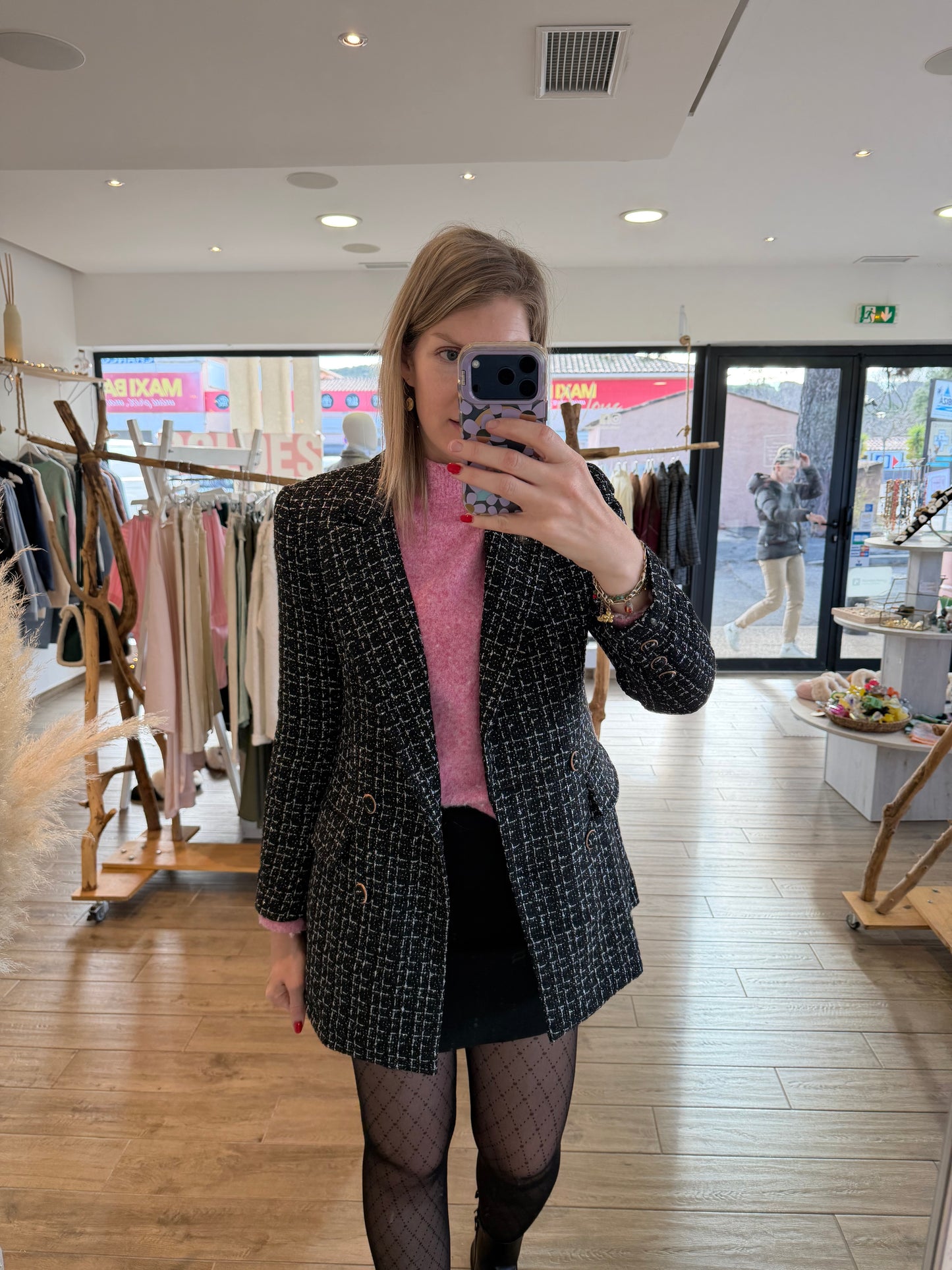 Veste en tweed
