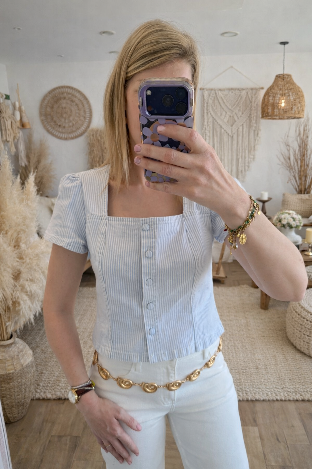 Ceinture coquillage