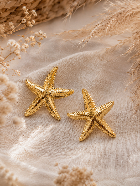 Boucle d'oreille étoiles de mer