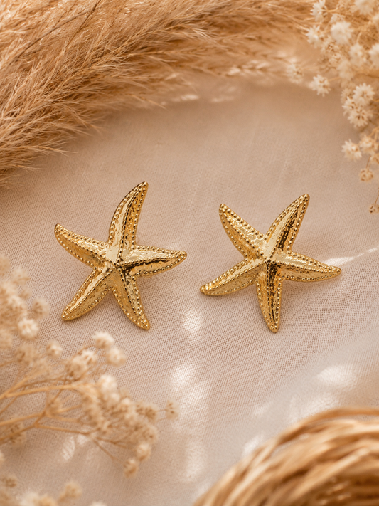 Boucle d'oreille étoiles de mer