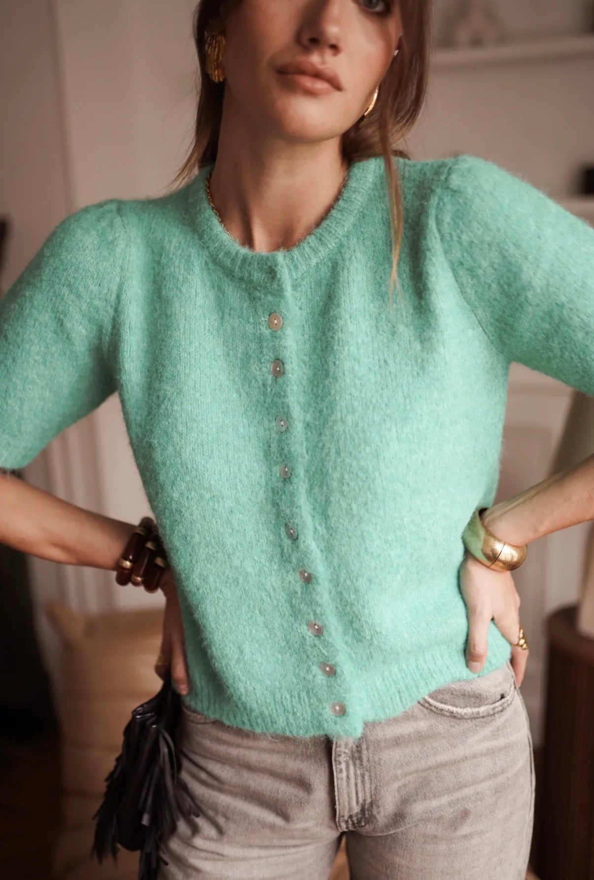 Pull manches courtes