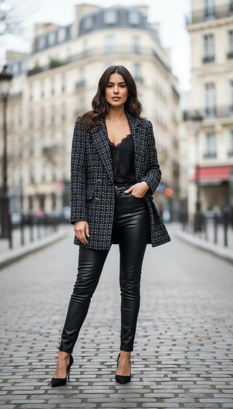 Veste en tweed