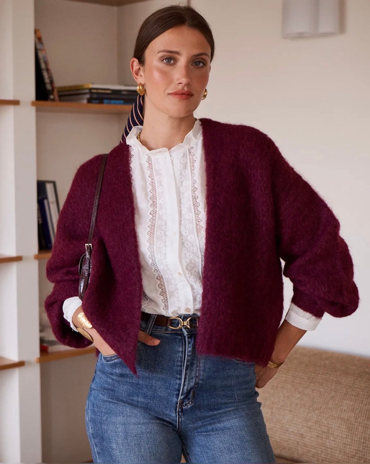 Gilet Bordeaux