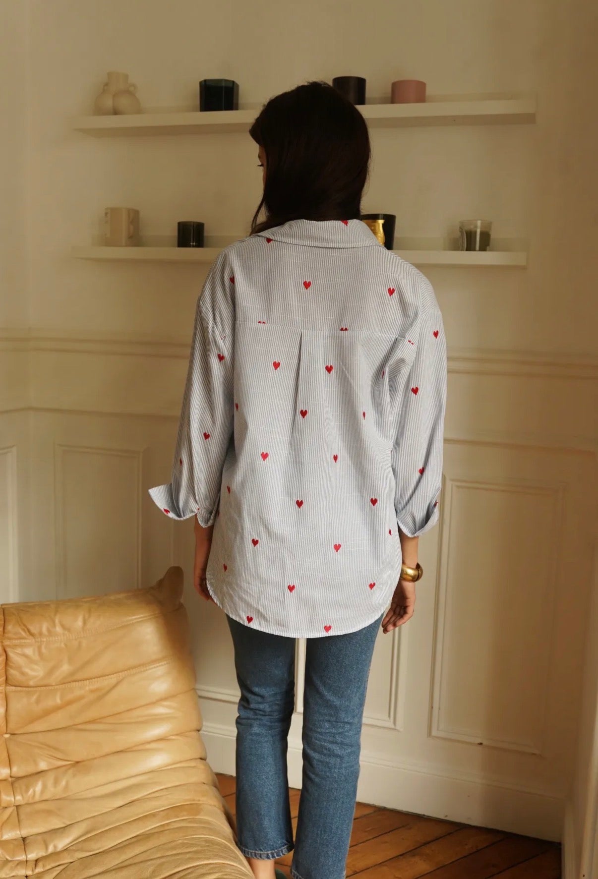 Chemise coeurs