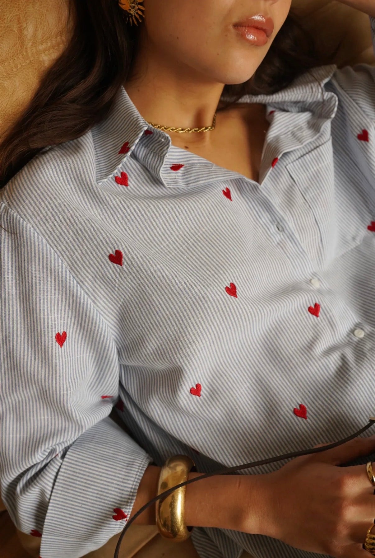 Chemise coeurs