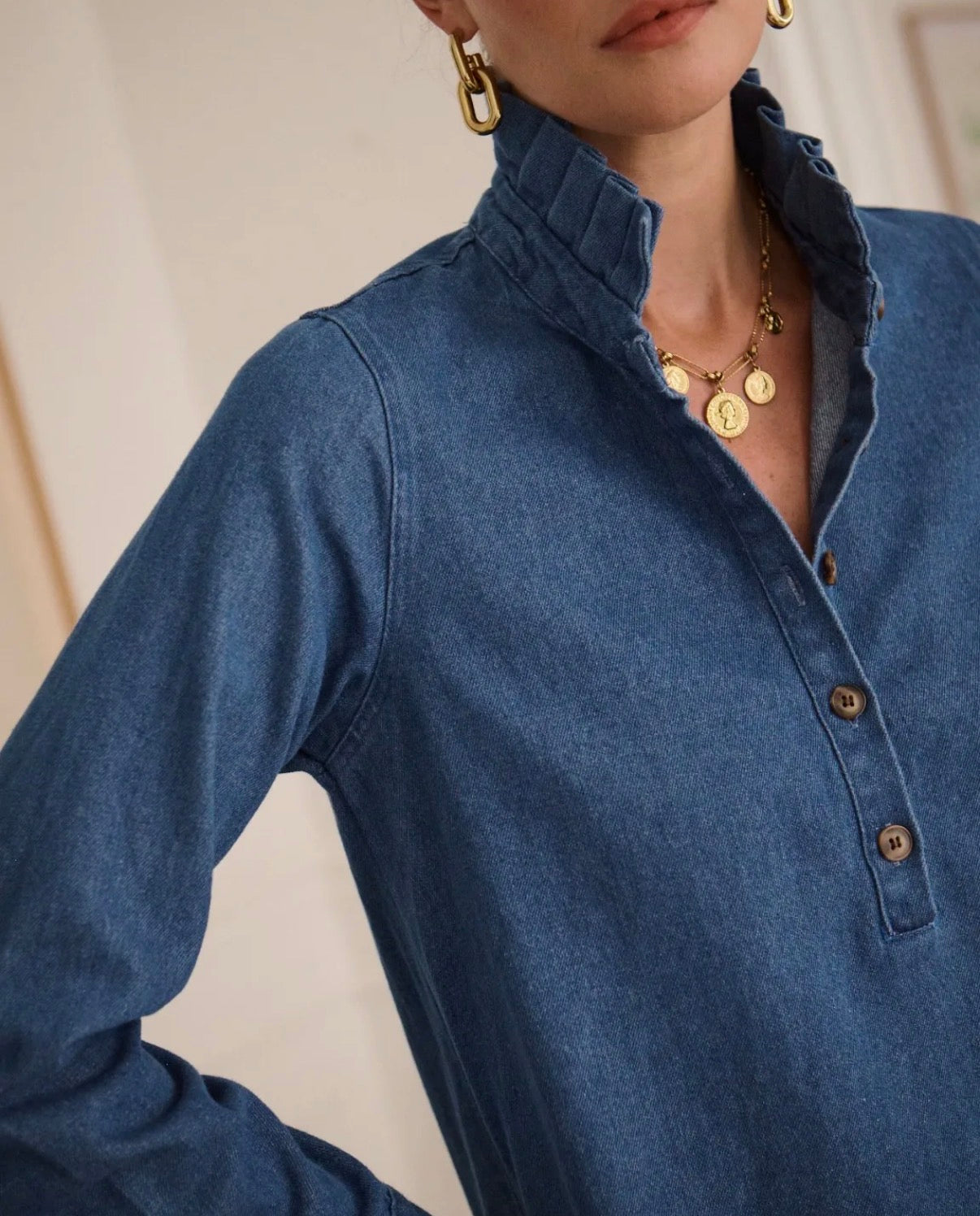Robe en jeans
