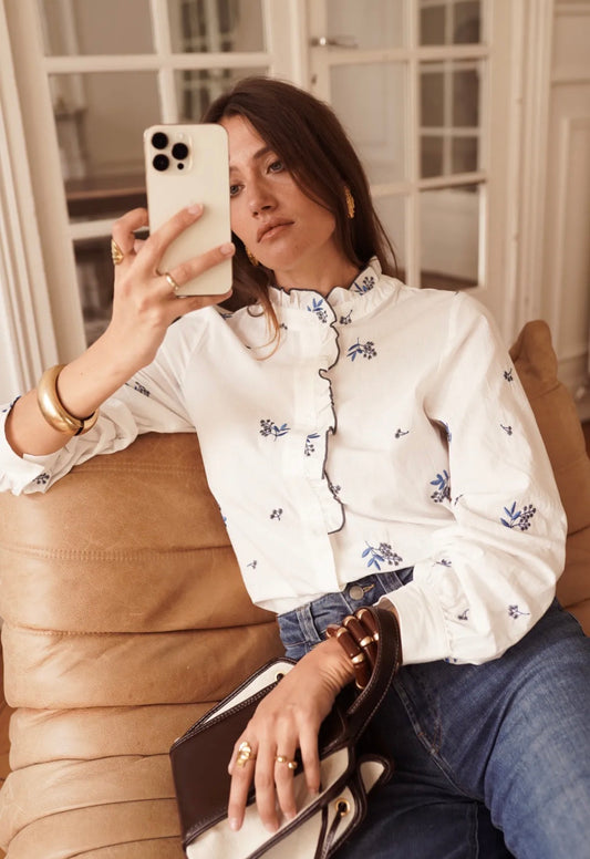 Chemise lola - col victorien