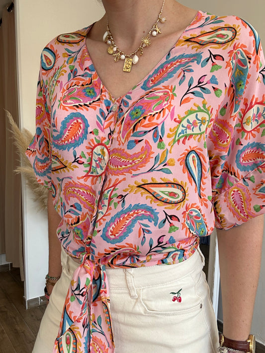 Blouse à nouer