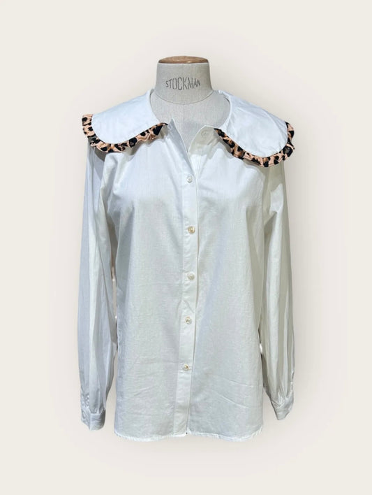 Chemise col Léopard