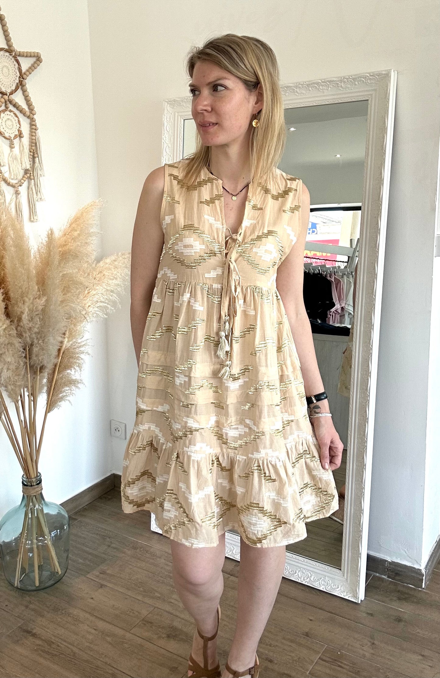 Robe Mélia Beige