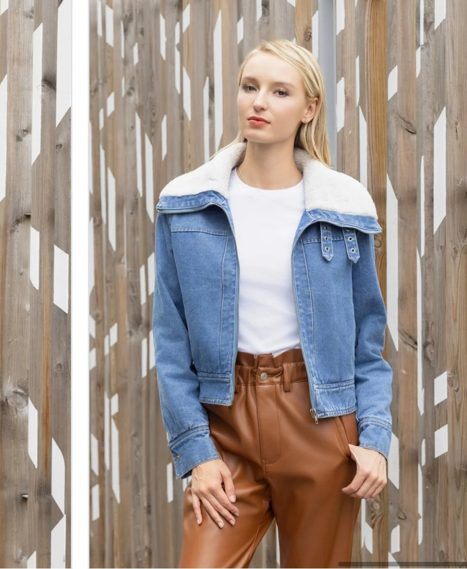 Veste en jean Moumoute