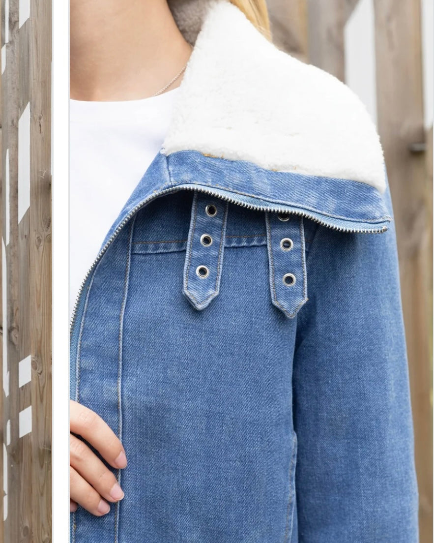 Veste en jean Moumoute