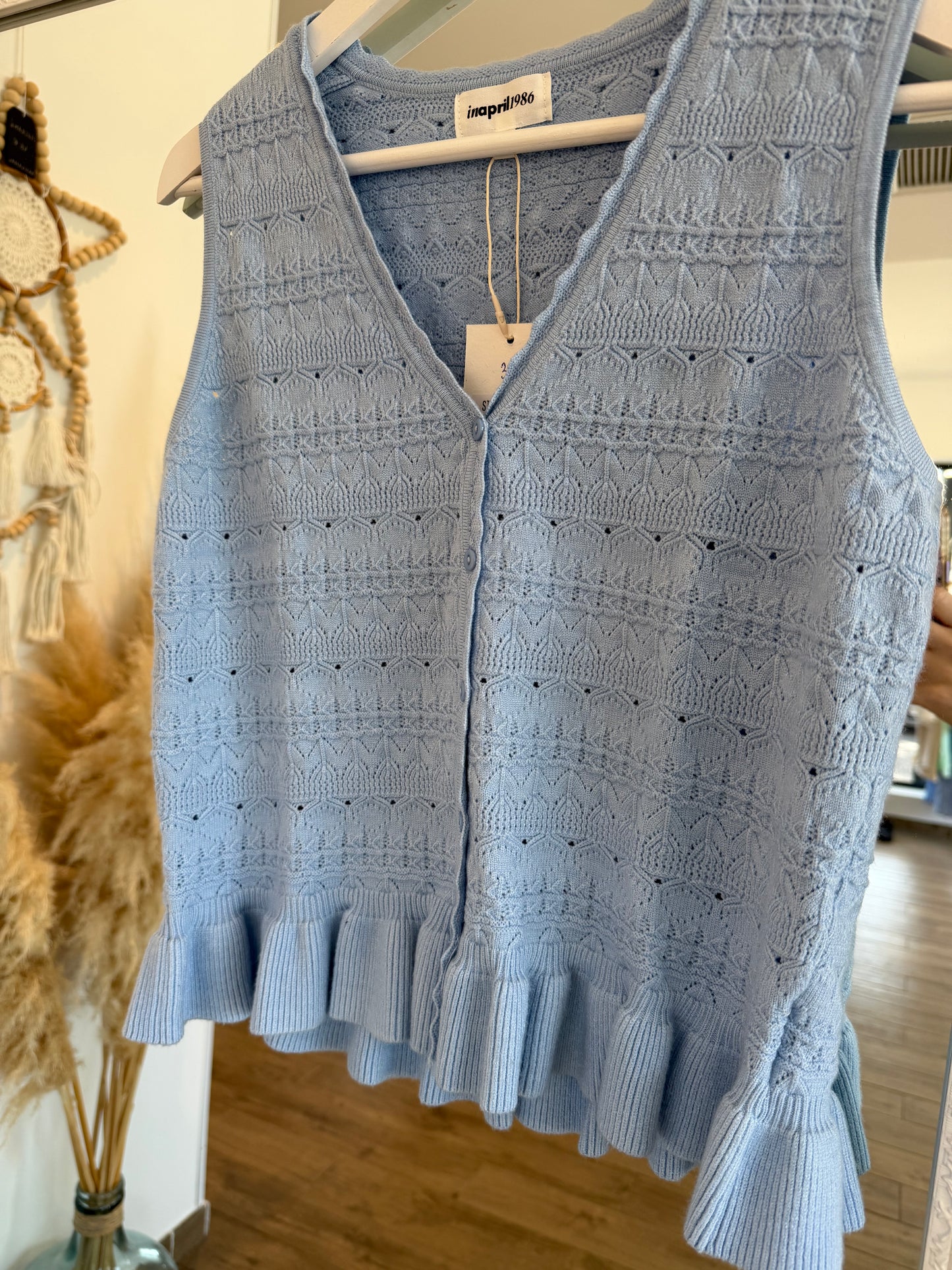 Top crochet ciel