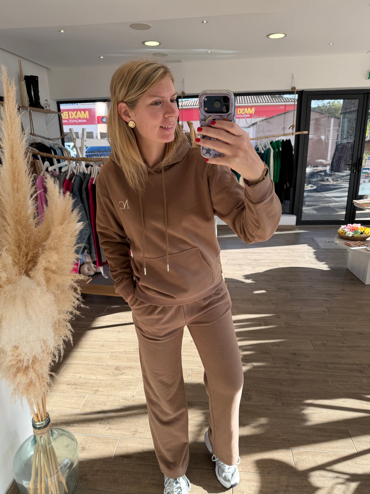 Pantalon jogging large