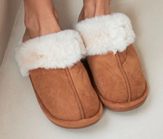Chaussons fourrés Camel