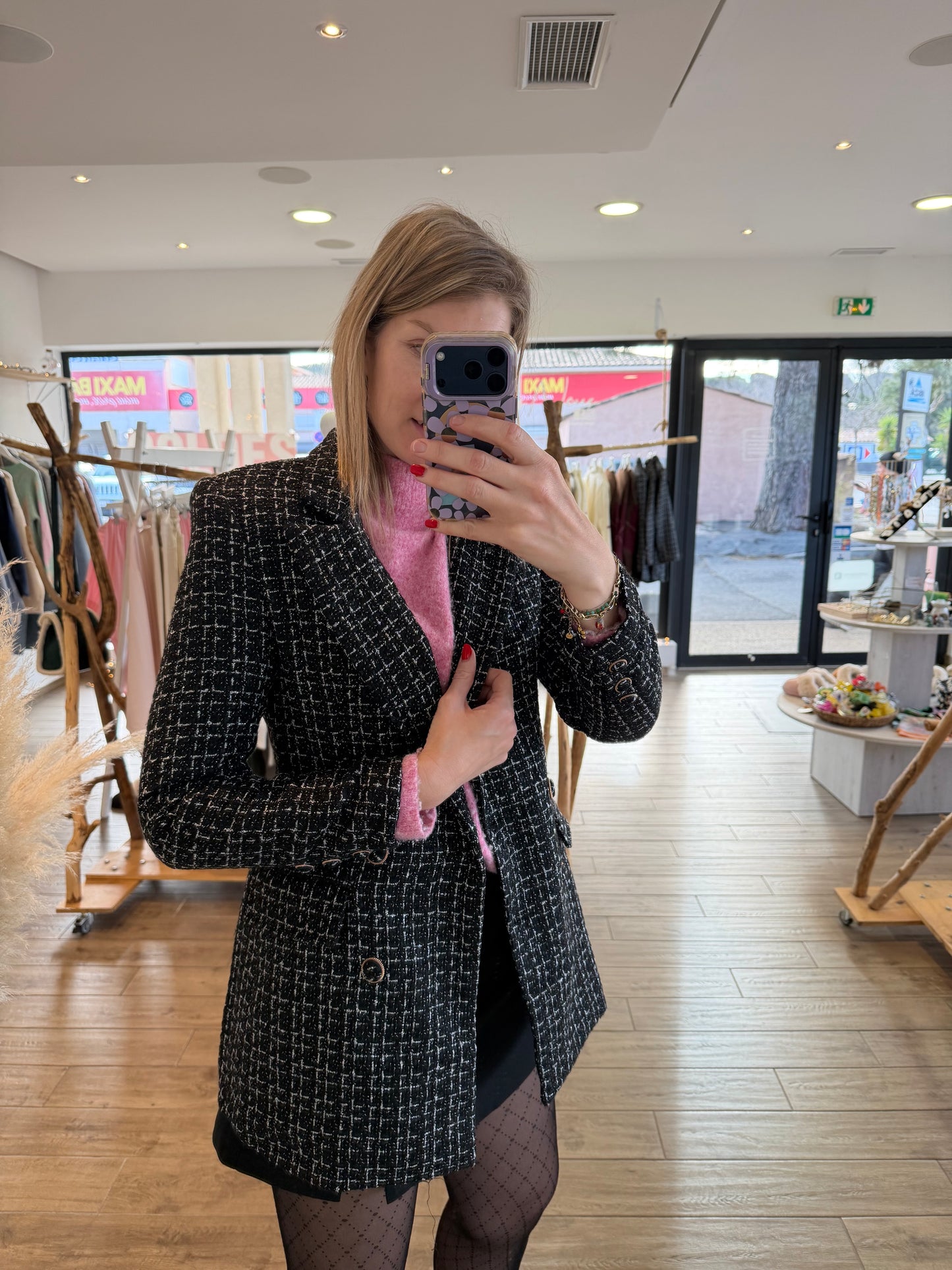 Veste en tweed
